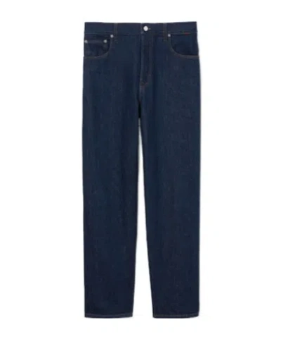 Gucci Slim Fit Cotton Denim Pant In Blue