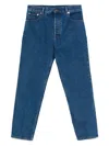 Gucci Men Slim Fit Denim Cotton Jeans In Blue