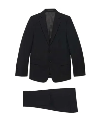 Gucci Slim-fit Single-breasted Suit In Black