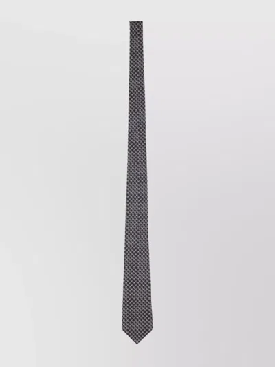 Gucci Slim Jacquard Tie Clip In Multi