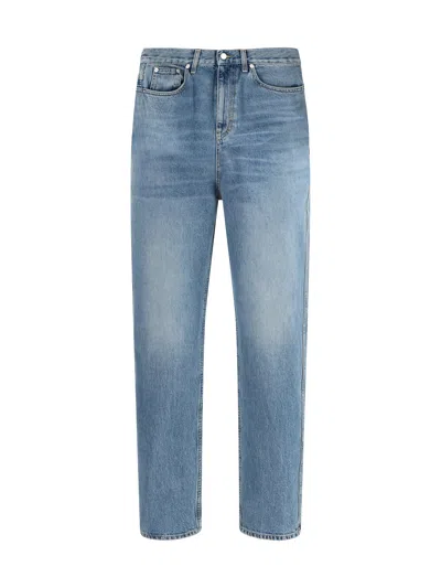 Gucci Slim-fit Certified Cotton Denim Jeans In Blue
