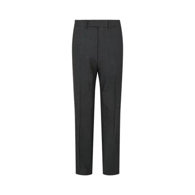 Pre-owned Gucci Slim-leg Trousers 'dark Grey' | Men's Size 46 In Gray