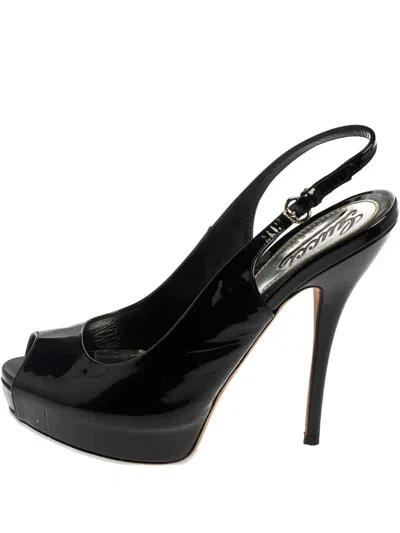Pre-owned Gucci Slingback Platform Sandals