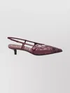 Gucci 35mm Gg Crystal-embellished Slingback Pumps In Brown