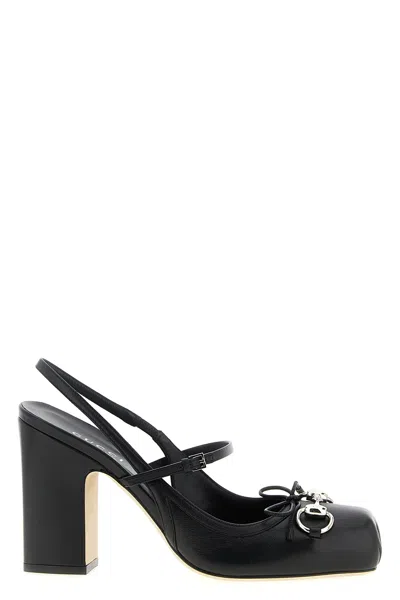GUCCI 'GUCCI' SLINGBACKS