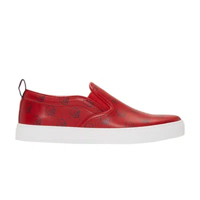 Pre-owned Gucci Slip-on Ghost Skull 'red' | Men's Size 11