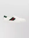 Gucci Slip On Sneakers Featuring Stripe Detail In White