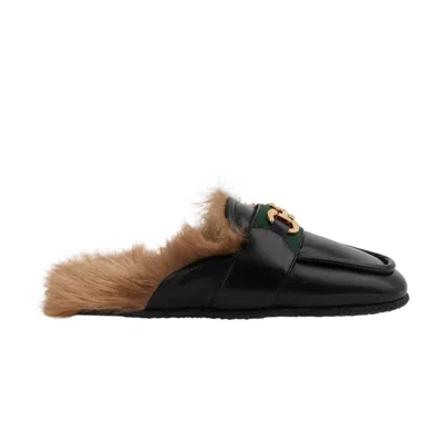 Pre-owned Gucci Slipper 'horsebit - Black'