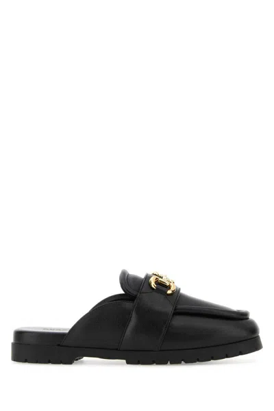Gucci Princetown Horsebit-detailed Leather Slippers In Black