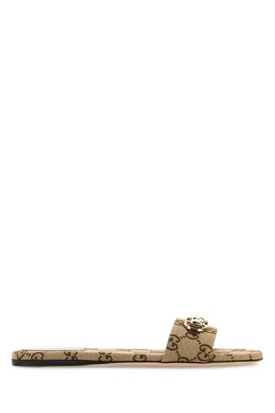 GUCCI SLIPPERS IN TESSUTO GG DONNA