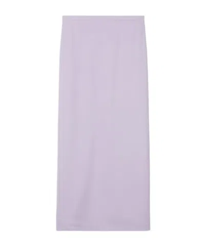 Gucci Slit Skirt In Purple