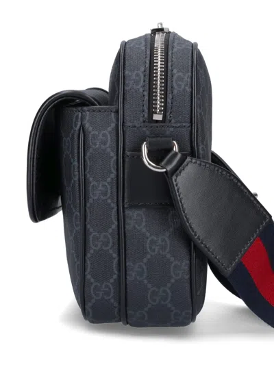 Gucci Small Crossbody Bag Gg In Black