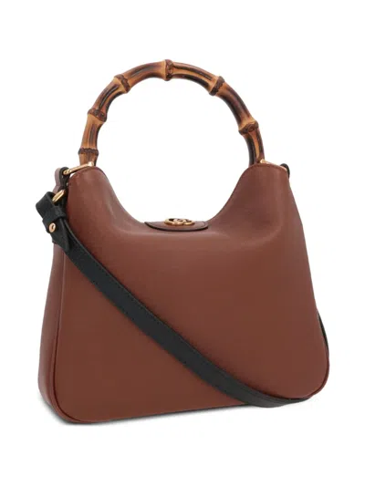 Gucci Small Diana Bamboo-handle Calfskin Tote Bag