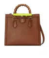 Gucci Diana Bamboo Leather Handbag In Brown