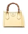 Gucci Women Diana Small Leather Tote Bag In Nude