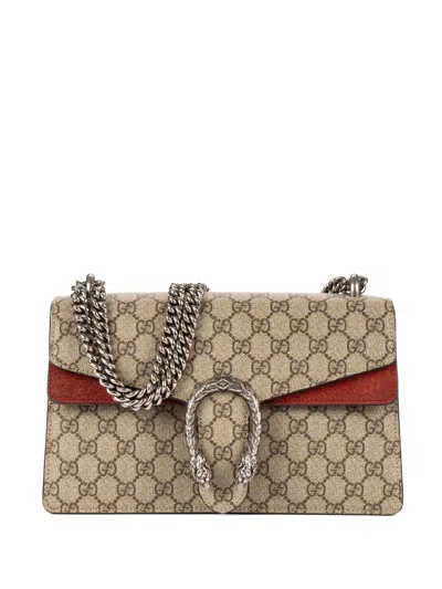 Pre-owned Gucci Small Dionysus Chain Crossbody In Neutral