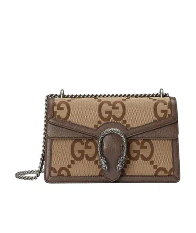 Gucci Small Dionysus Shoulder Bag In Beige