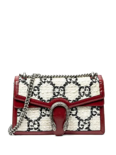 Pre-owned Gucci Small Dionysus Shoulder Bag In White
