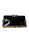 Gucci Small Double G Shoulder Bag In Black