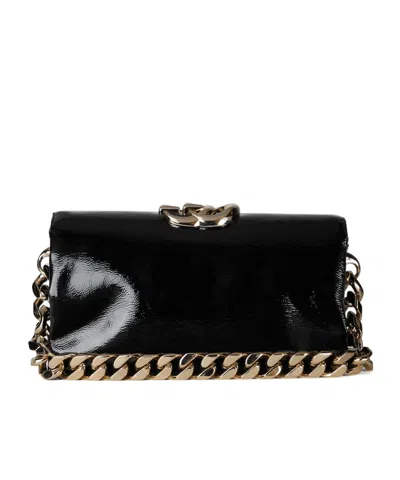 Gucci Small Double G Shoulder Bag In Black