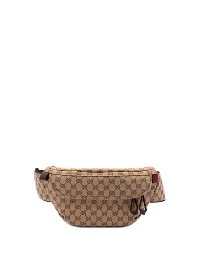 Gucci Small `gg` Belt Bag In Brown