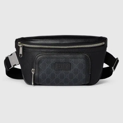 Gucci Gg Supreme Medium Belt Bag In Black