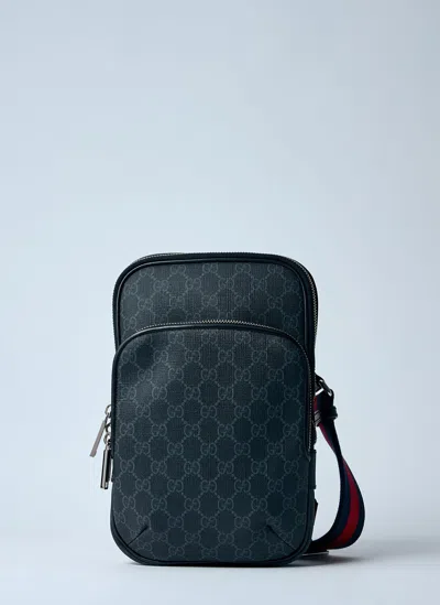 Gucci Small Gg Crossbody Bag In Black