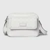 Gucci Small Gg Crossbody Bag With Tag In White