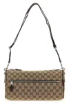 Gucci Small Gg Cylindrical Shoulder Strap Crossbody Bags Beige In Brown