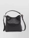 Gucci Small Gg Embossed Bucket Bag In Gray