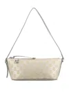 Gucci Gg Emblem Small Shoulder Bag In Silver