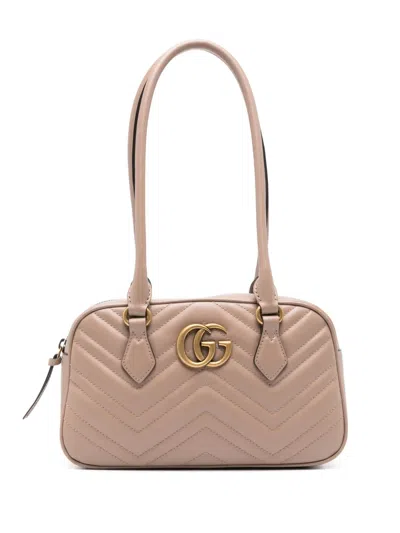 Gucci Women Gg Marmont Leather Shoulder Bag In Multicolor