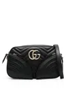 Gucci Gg Marmont Shoulder Bags Black In Black