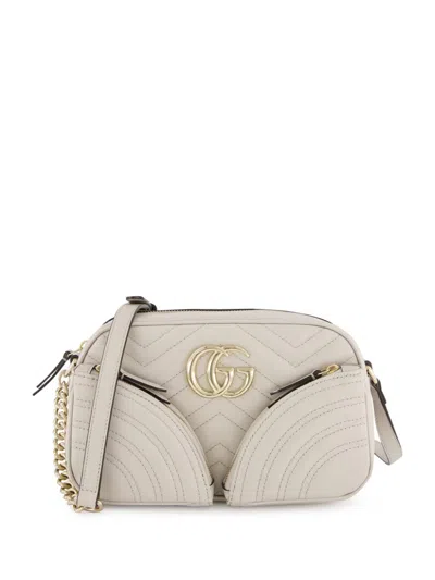 Gucci Gg Marmont Leather Shoulder Bag In Multicolor