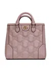 Gucci Gg Logo-embossed Mini Tote Bag In Pink