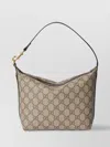 Gucci Small Gg Supreme Canvas Shoulder Bag In Metallic