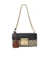 Gucci Small Gg Supreme Padlock Shoulder Bag In Multicolor