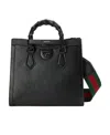 Gucci Diana Small Leather Tote Bag In Black