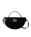 Gucci Small Half-moon Top Handle Bag In Black
