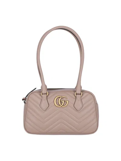 Gucci Small Handbag "gg Marmont" In Pink