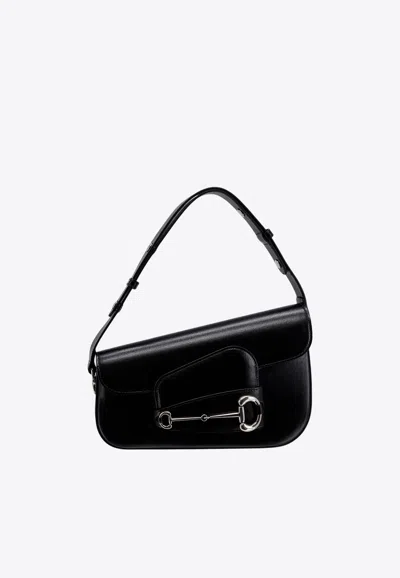 GUCCI SMALL HORSEBIT 1955 LEATHER SHOULDER BAG