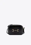 Gucci 1955 Horsebit Leather Camera Bag In Black