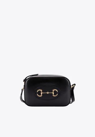 Gucci Small Horsebit 1955 Shoulder Bag In Black