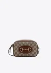 Gucci 1955 Horsebit Gg Supreme Fabric And Leather Shoulder Bag