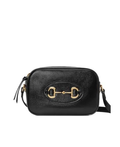 Gucci Small Horsebit 1955 Shoulder Bag In Black
