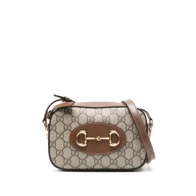 Gucci Small Horsebit 1955 Shoulder Bag In Brown