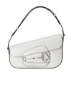 Gucci Mini Horsebit 1955 Shoulder Bag In White