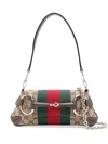 Gucci Horsebit Shoulder Bag In Neutrals
