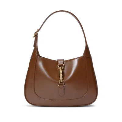 Gucci Small Jackie 1961 Shoulder Bag In Brown
