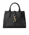 Gucci Structured Tote Bag With Detachable Strap In Black